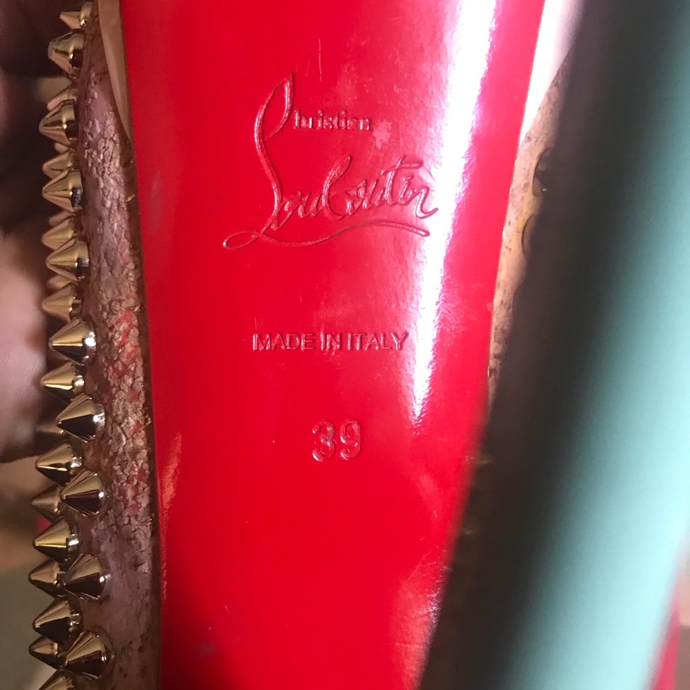 ‼️Flash Sale‼️ Christian Louboutin Lady Peep Spike - Picture 7 of 8